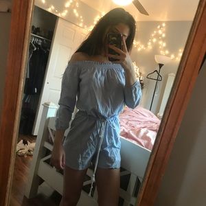 Blue romper